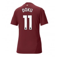 Manchester City Jeremy Doku #11 Tredje Tröja Kvinnor 2024-25 Korta ärmar